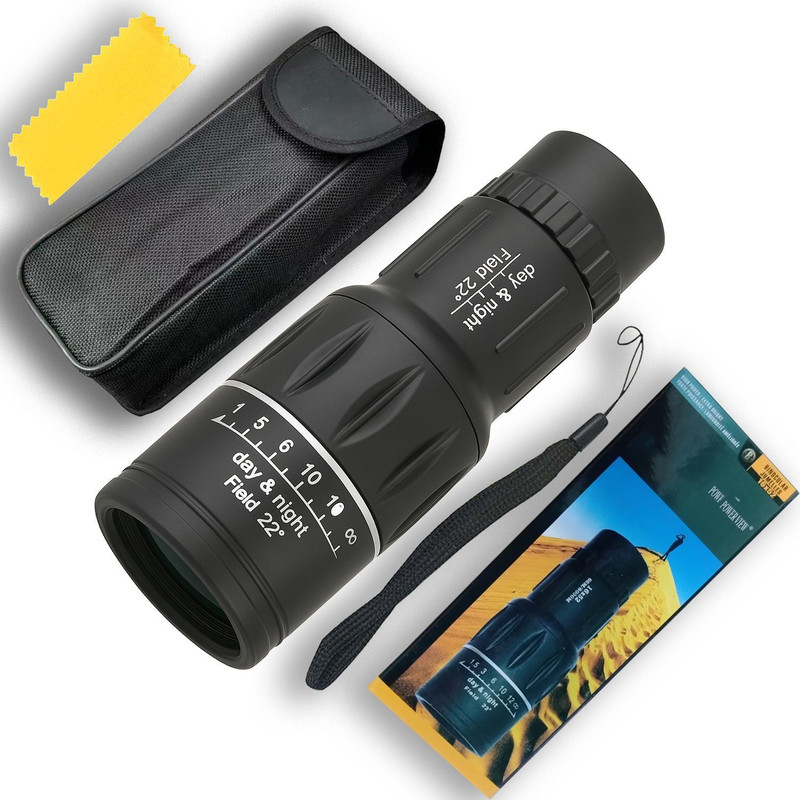 CICASTO 16x52 High Zoom Monocular Scope for Long Distance Viewing Monocular(52 mm , Black)