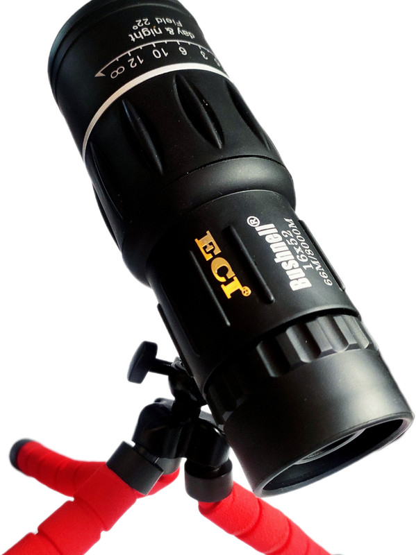 Eci Best 16x52 monocular for hiking Monocular(52 mm , 16x52 Zoom Monocular (Gorilla With Tripod Stand))