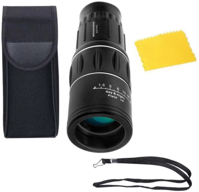 OVER BELIEVE 16X52 Bushnell Monocular for Nature View for Bird Watching Binocular Binoculars(52 mm , Black)