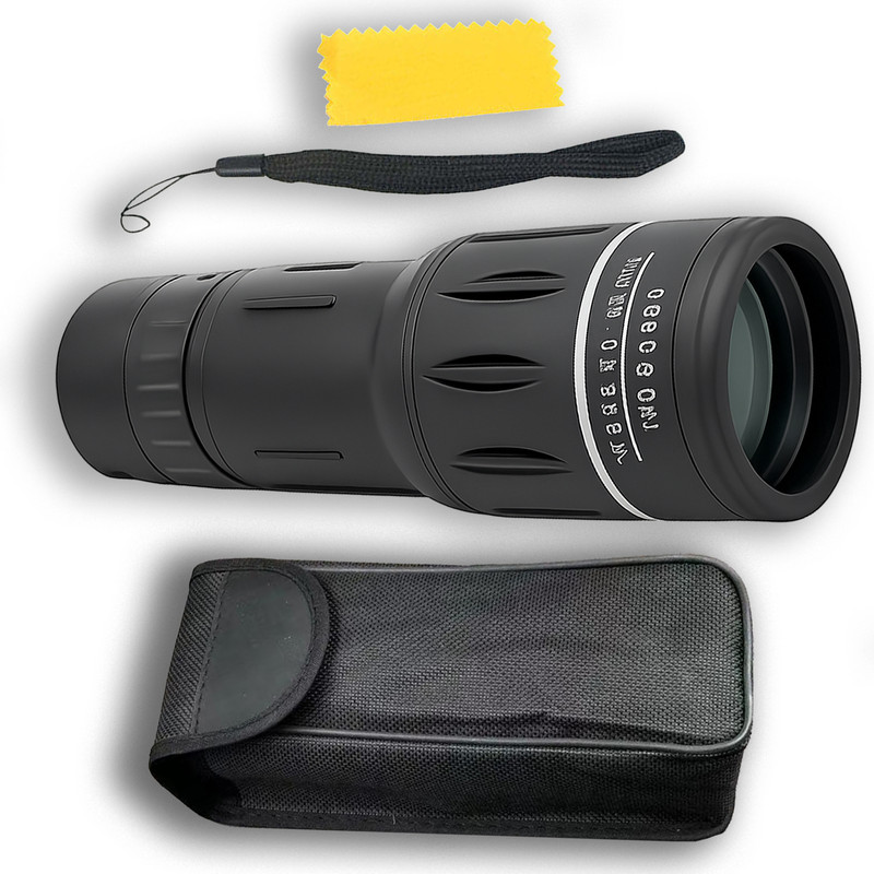 CICASTO Monocular Telescope 16x52 Lightweight Design for Travel and Nature Use Monocular(52 mm , Black)