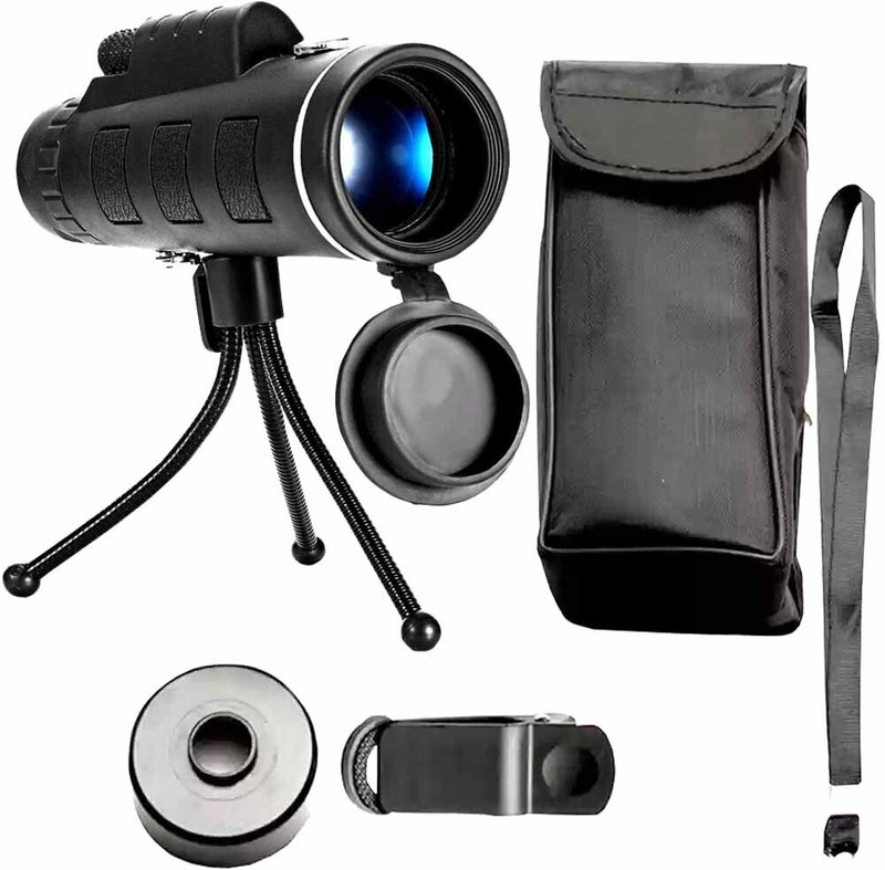 FGHJ Dual focus Objective Lens Day Night Vision Binocular Telescope(42 mm , Black)