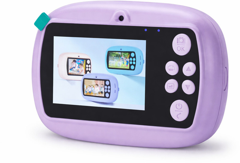 BuyLuxe PI02 Print Camera with Built-in Printer, Digital Video Camera. Instant Camera(Purple)