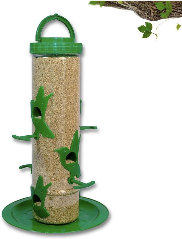 Pashupati Blue Bird Bird Feeder(Beige, Green)