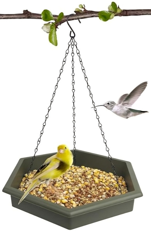 ANANTR bird feeder-03 Tray Bird Feeder(Brown)