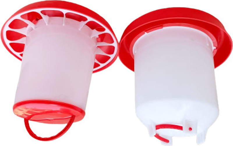 TM&W 1.5KG-FEEDER-1 AND-1.5LTR-1Pc-2PC Common Bird Feeder(Multicolor)