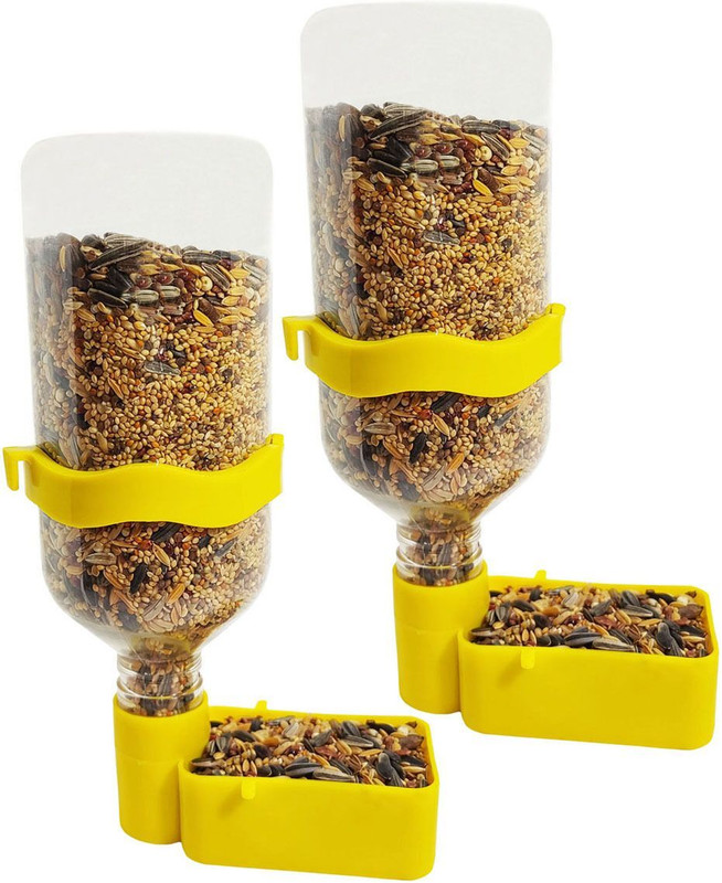 Greenrock Window Bird Feeder Bird Feeder(Yellow, White)