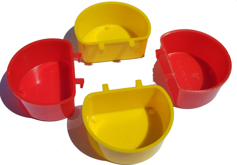 NATIVE HOME native home birds feeding cup(150 ml) Window Bird Feeder Bird Feeder(Yellow, Blue)