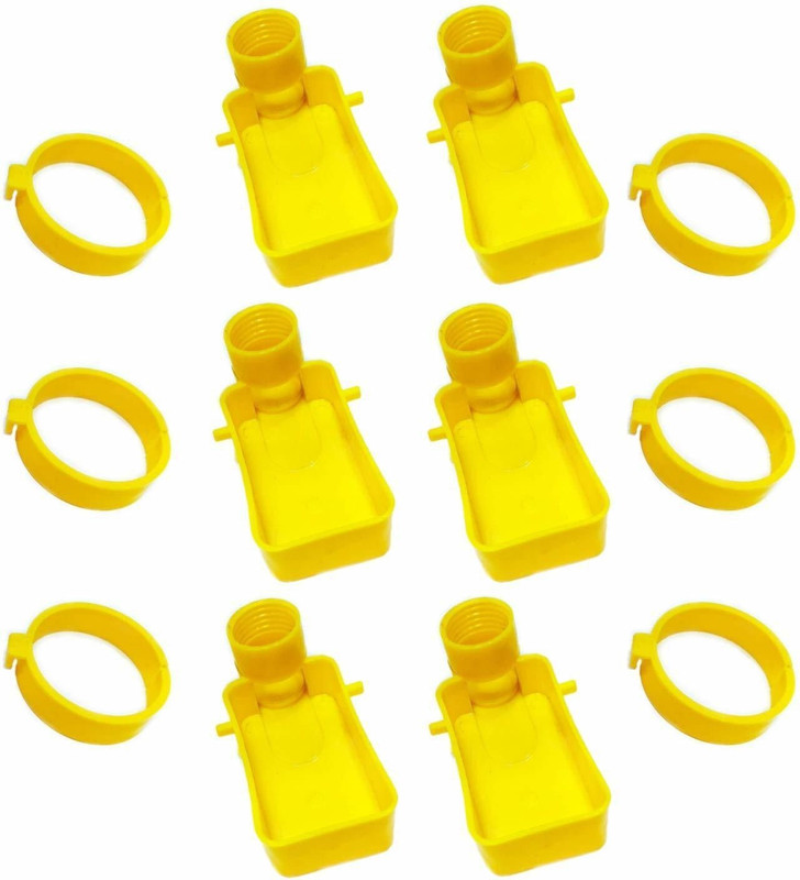 PP Traders Caged Bird Feeder(Yellow)