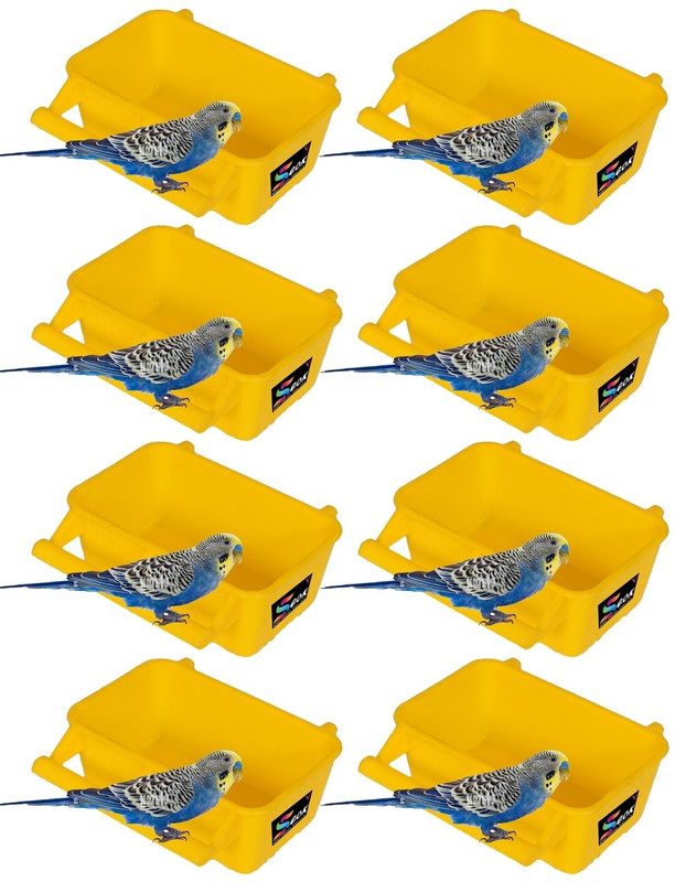seok F3-combo-8 Window Bird Feeder Bird Feeder(Yellow)