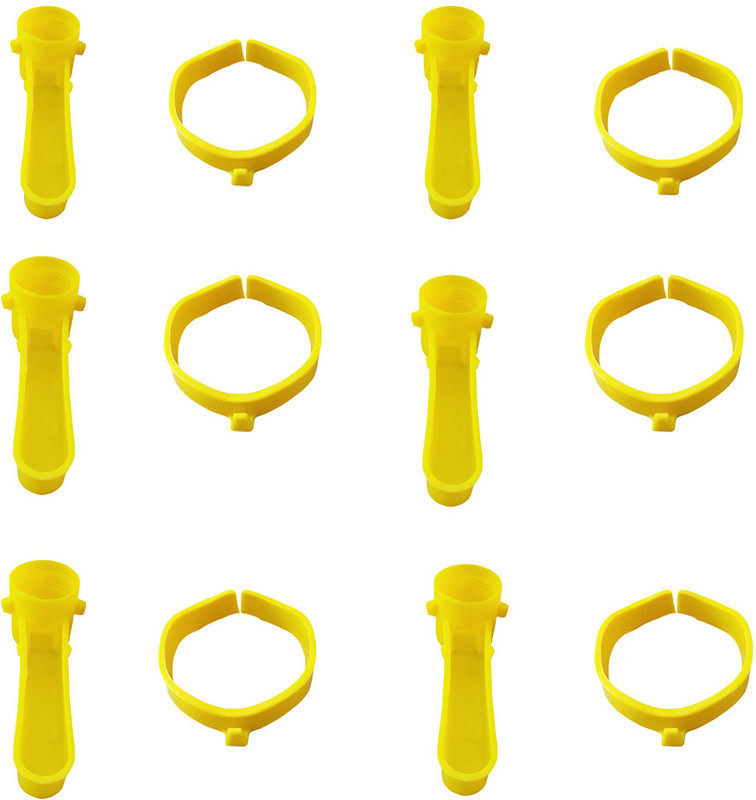 Greenrock Birds Water Feeder Cage Balcony In Door Out Door For Any Water Bottles Common Bird Feeder(Yellow)