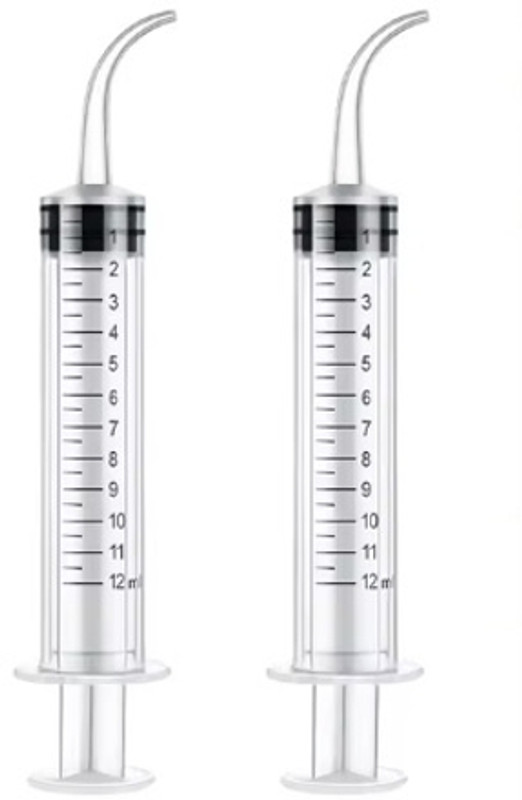 STM Bird Hand Feeding injection-12 ml (Pack of 2)Curved tip All Birds,Puppy,Kitten Common Bird Feeder(White)