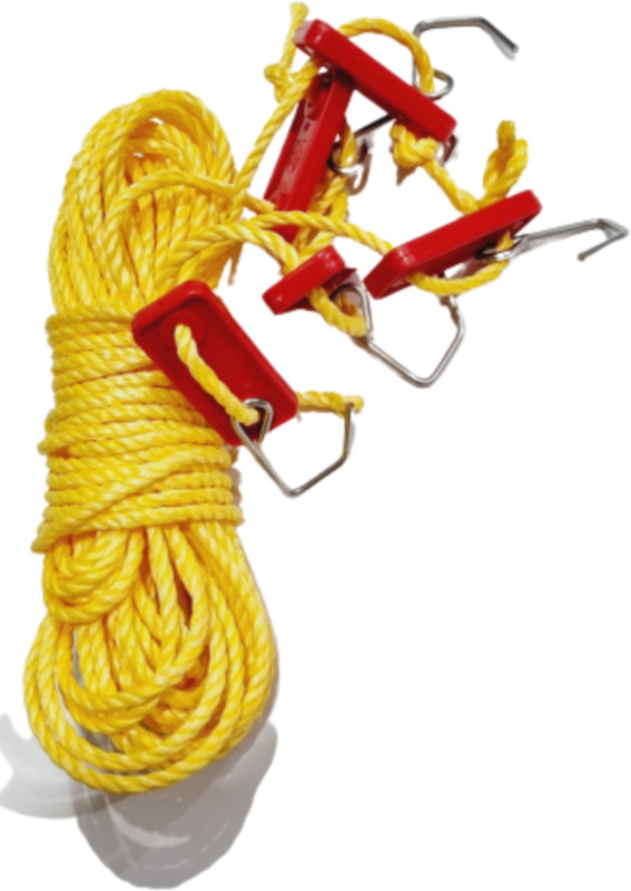 GKI POULTRY Ropes use in Poultry Feeder rassi (Pack of 5) Common Bird Feeder(Yellow)
