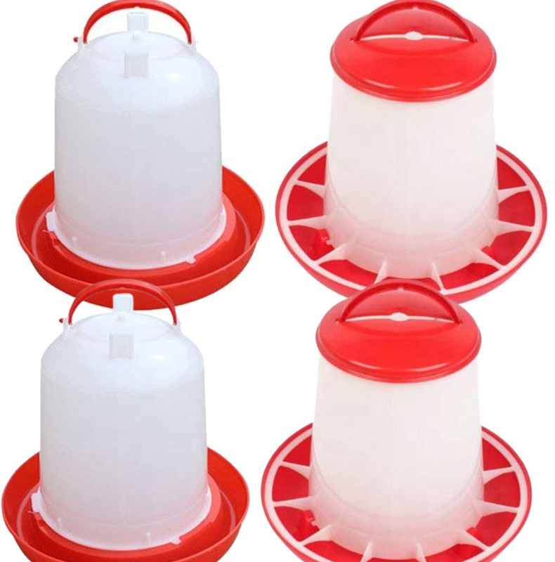 TM&W drinker and feeder combo of 2 pcs 1.5 kg 1.5 ltr. For small chicks Common Bird Feeder(Multicolor)