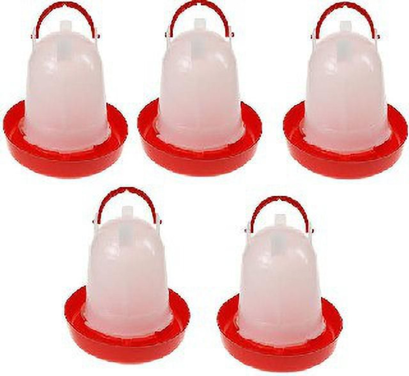 TM&W 1.5Ltr-drinker-5Pcs Window Bird Feeder Bird Feeder(Multicolor)