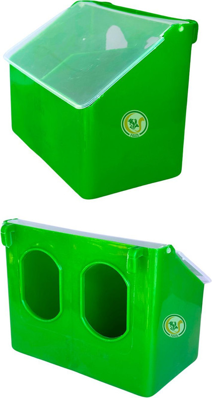 Cj farms and agritech Window Bird Feeder(Green)