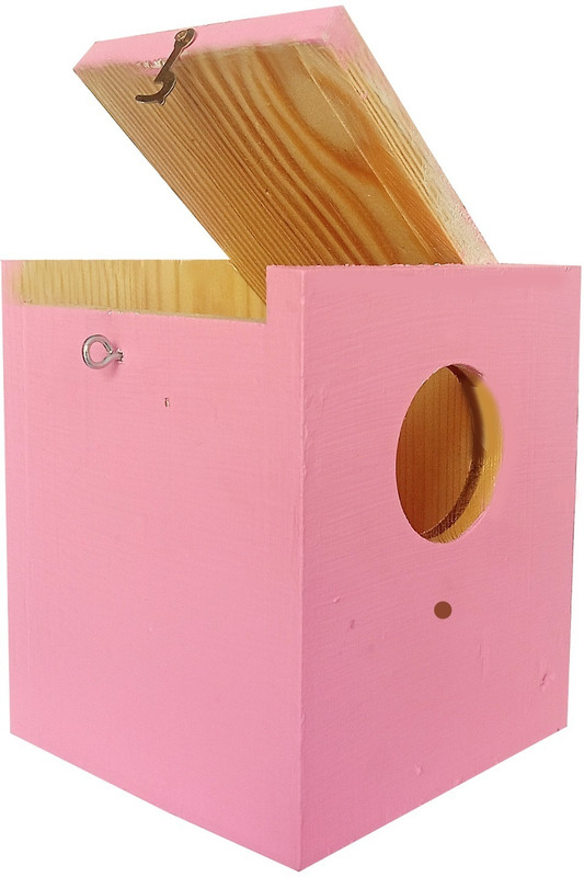 GO7 Wooden Bird House & Breeding Box for Multiple use Bird House(Hanging)