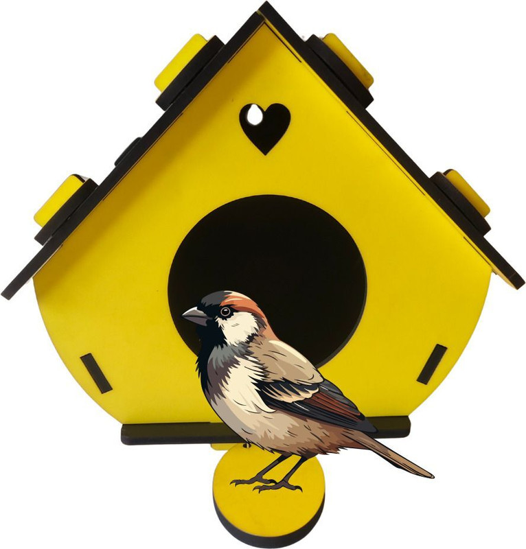 Dyzom For Sparrow And Humming Bird Bird House(Wall Mounting, Hanging, Tree Mounting)