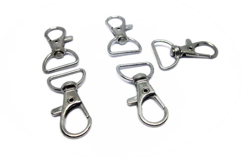 STM Bird cage Lock Metal Hook Clips, D-Ring Lobster Clasp steel Pack of 5 Bird House(Hanging)