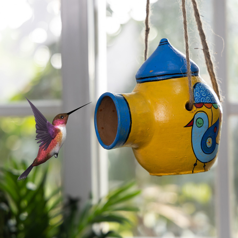 Haus Fabula HFTCBH_401 Bird House(Hanging, Tree Mounting)