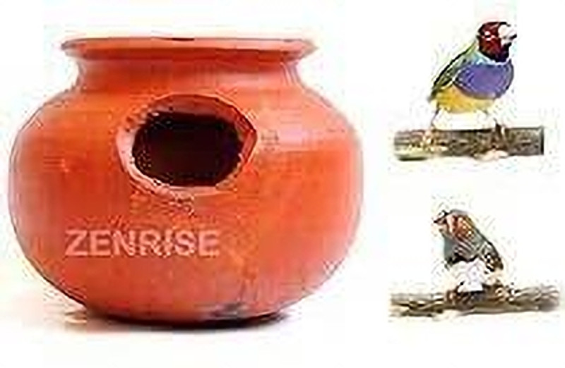 QWGPT Caly pot for Birds Breeding egg laying Bird House (Hanging) Bird House(Hanging, Tree Mounting)