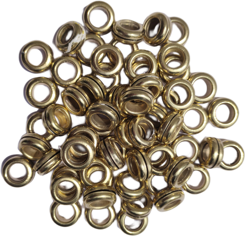 EREBEX Pigeon Foot Ring Gold Brass 10 Pcs Bird Shoulder Guard(M)