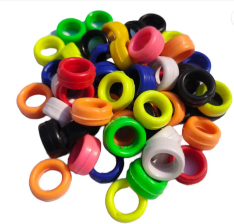 BODY BUILDING 30 PCS LONG RUBBER PIGEON RINGS Bird Shoulder Guard(M)