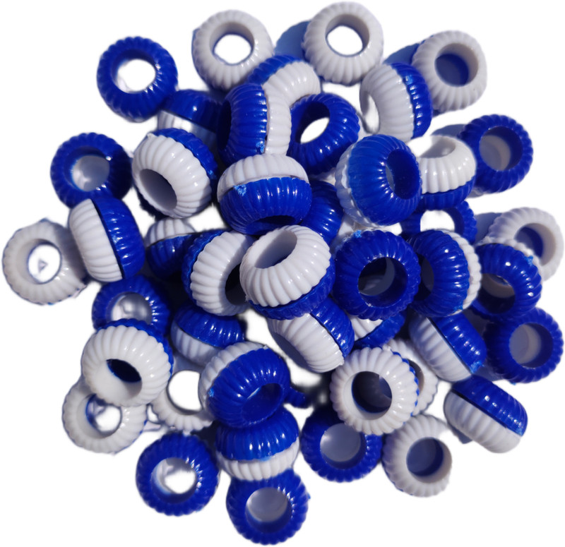Harinder Blue&White Pigeon sound foot ring 20 pcs Bird Shoulder Guard(M)
