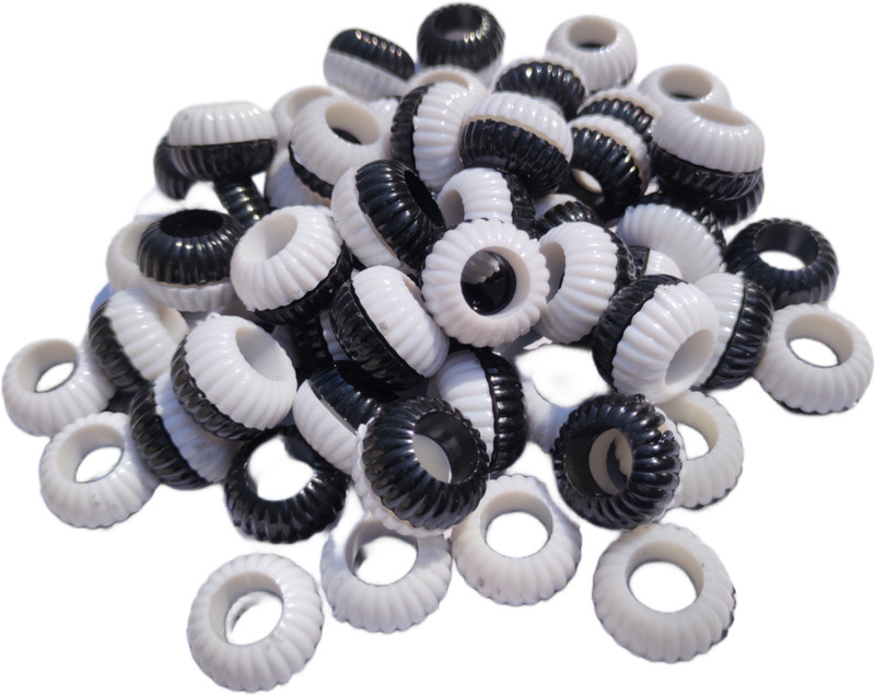 HITESH Pigeon foot ring Black & Orange 20 pcs Bird Shoulder Guard(M)
