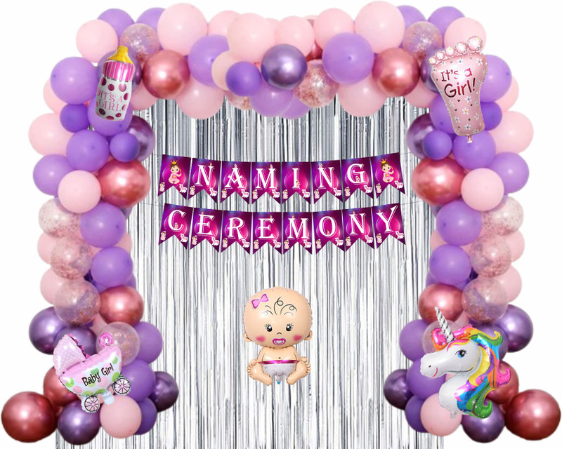 Naveen NAMING CEREMONY DECORATION(Set of 58)