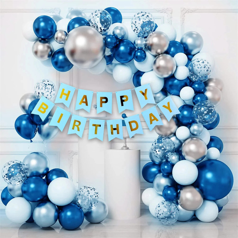 BUC 52 Ballloon, Birthday Banner ,(Set of 52)
