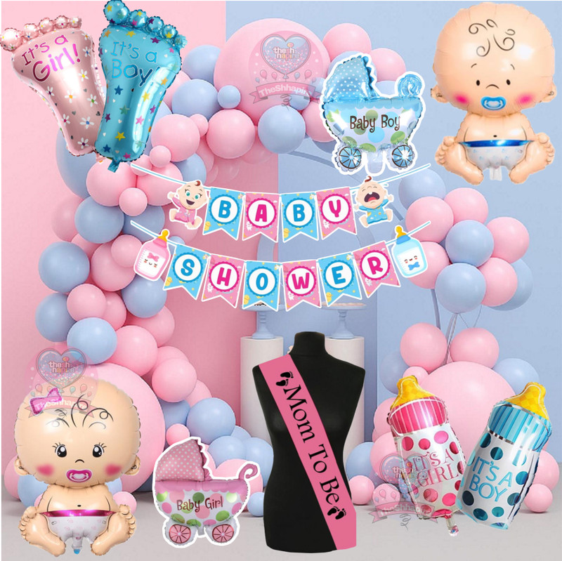 THESHHAPIRE Baby Shower Decorations Item Set Mom To Be(Set of 40)