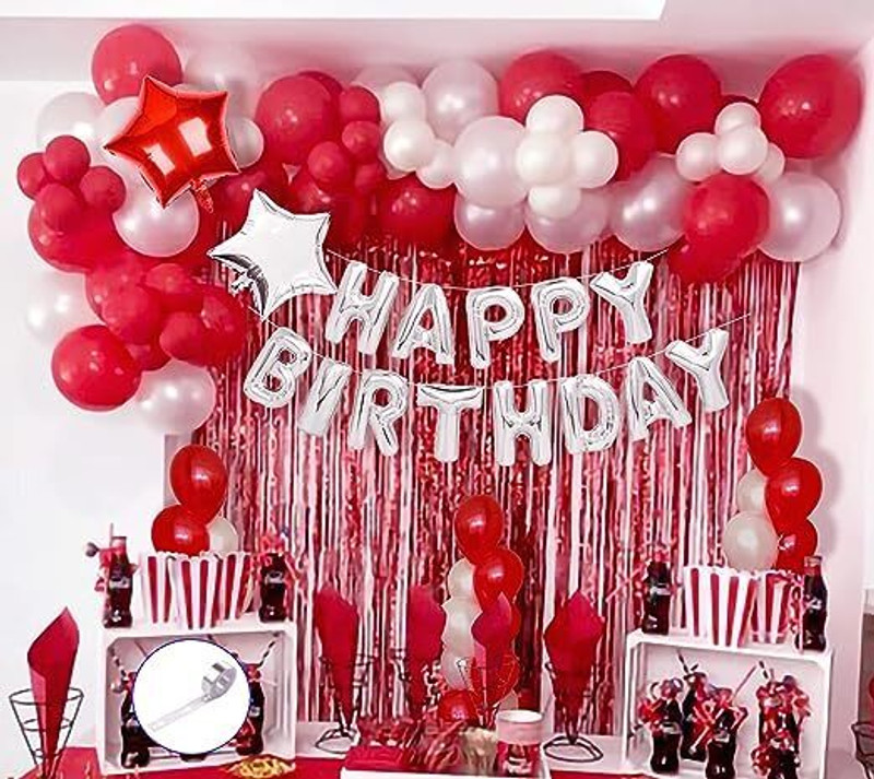 AERLOONZILLA Happy birthday decoration items