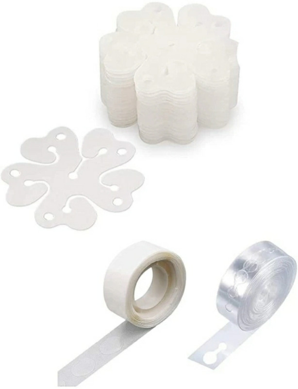 FLIPZONE Balloon Decorating Garland 1 Roll Strip Arch 100 Dots Glue 6 Flower set of 8(Set of 8)