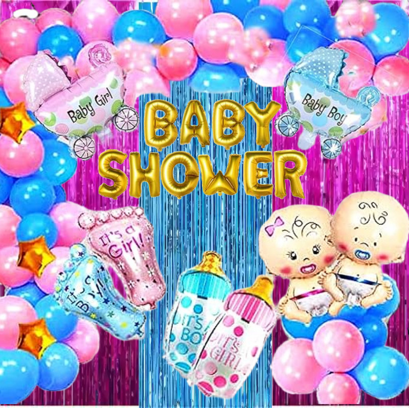 lala balloon Baby Shower Decoration Items - 56Pcs Baby Shower Decorations(Set of 1)