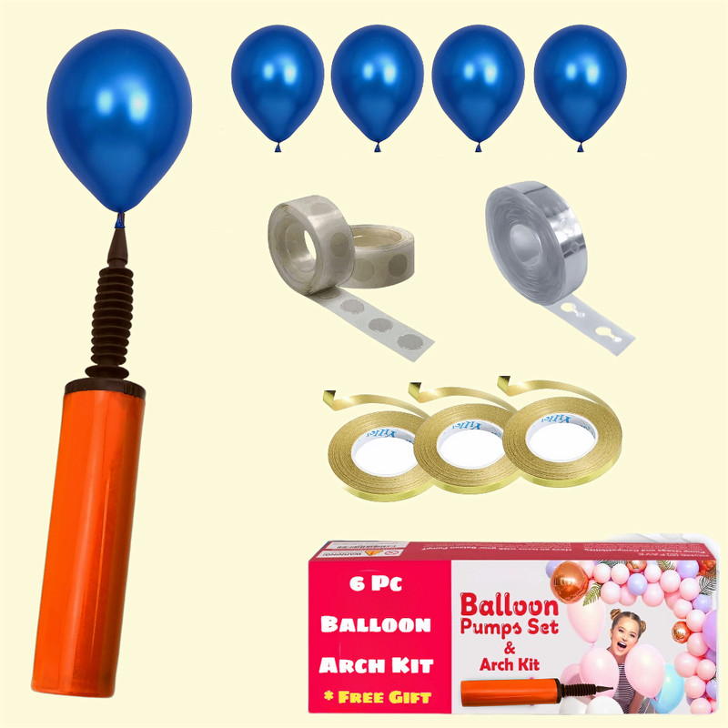 FOOGAA Balloon Decoration Kit Balloon pump Glue Dot Arch curling ribbon for decoration
