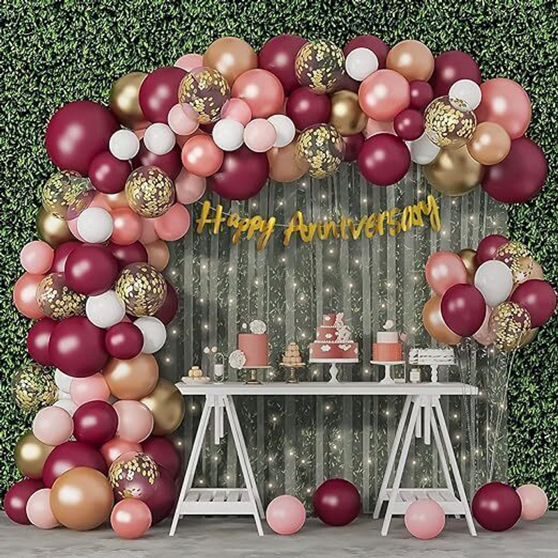 groovy dudz Anniversary Decoration items - 73 items(Set of 73)