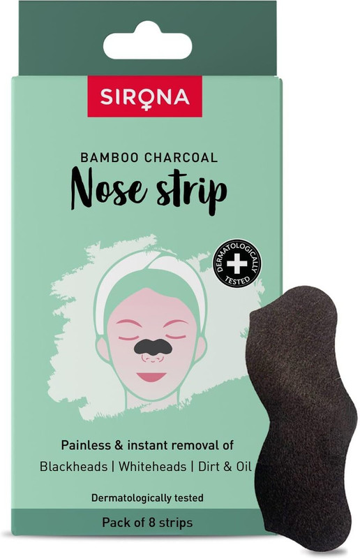 SIRONA PTFE (Non-stick) Blackhead Remover Strips(Pack of 8)
