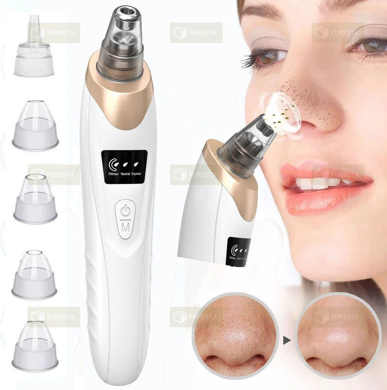 FURESTA Plastic Blackhead Remover Vacuum Suction Device(Pack of 5)