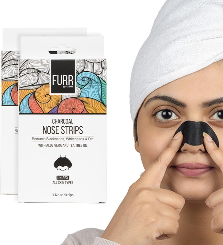 FURR By Pee Safe Fiber Blackhead Remover Strips(Pack of 6)