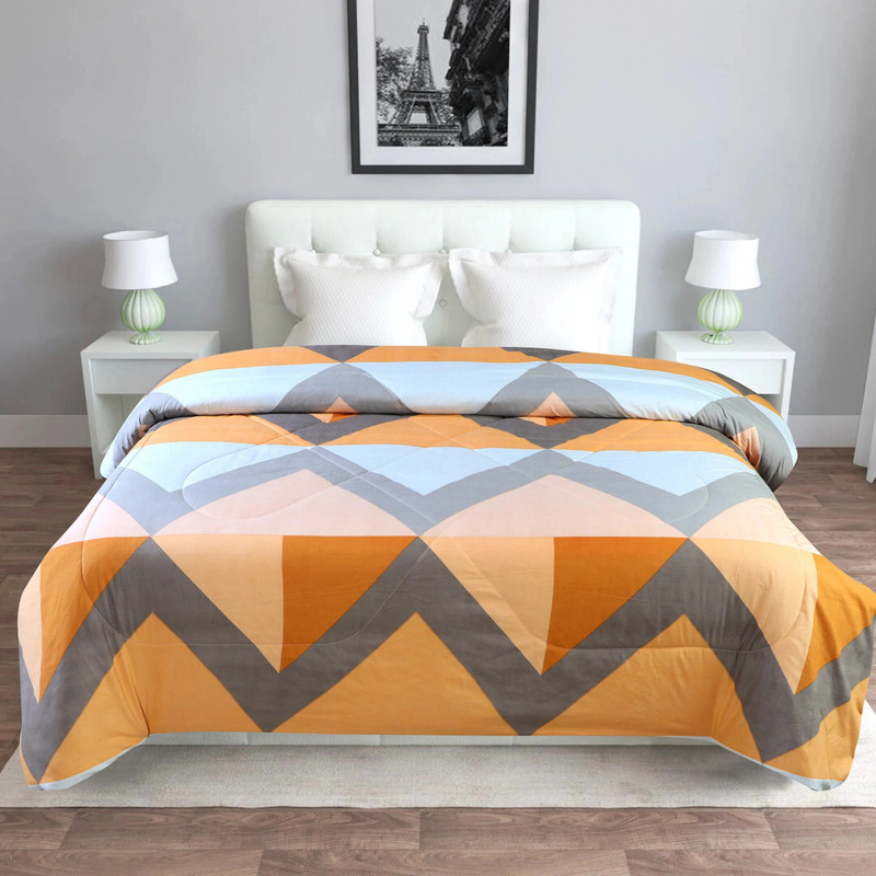 Homerica Printed Single Comforter for AC Room(Microfiber, SUNRISE)