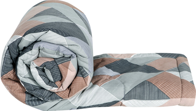 Flipkart Perfect Homes Printed Queen Comforter for AC Room(Microfiber, BROWN_STONE)