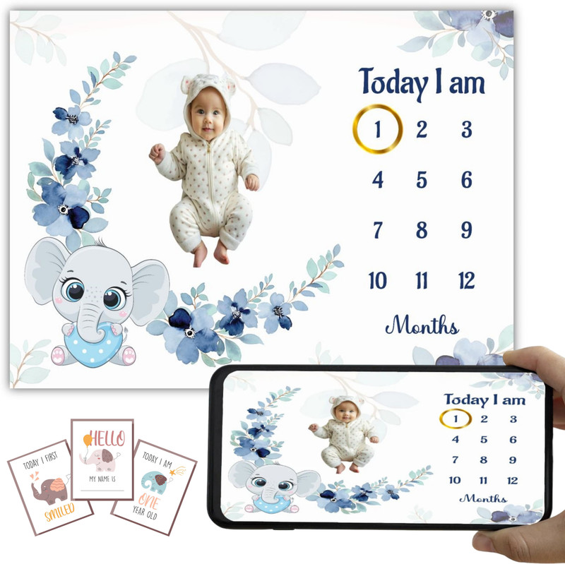 Hoolloomooloo Cartoon Crib Crib Baby Blanket for  AC Room(Polyester, Pastel Blue)