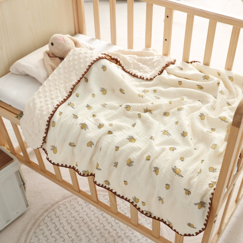 SYGA Printed Single Crib Baby Blanket for  AC Room(Cotton, Multicolor-5)