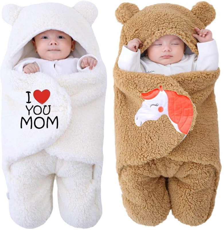 Aakriti Embroidered Single AC Blanket for AC Room(Fur, White&Brown)