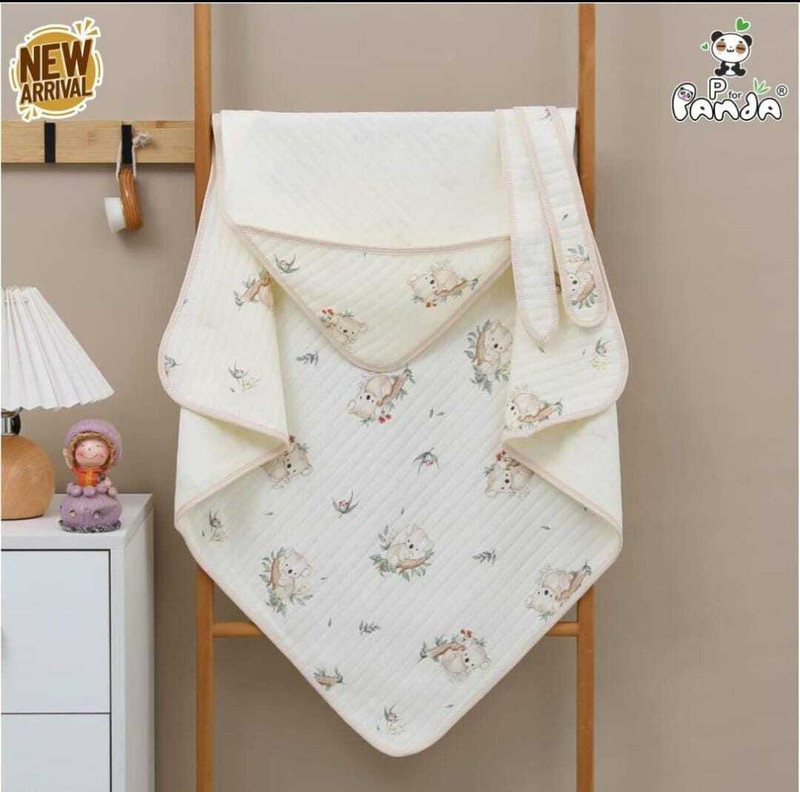 KHATUVALA Printed Crib AC Blanket for  AC Room(Muslin, Multicolor-7)