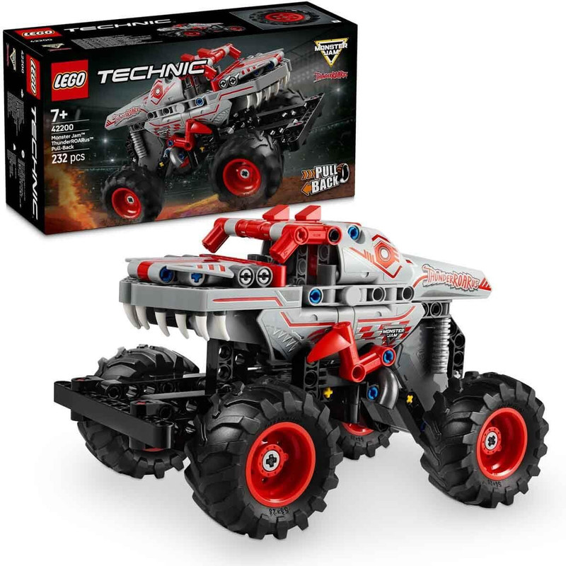 LEGO Technic Monster Jam ThunderROARus Pull-Back Truck(Multicolor)
