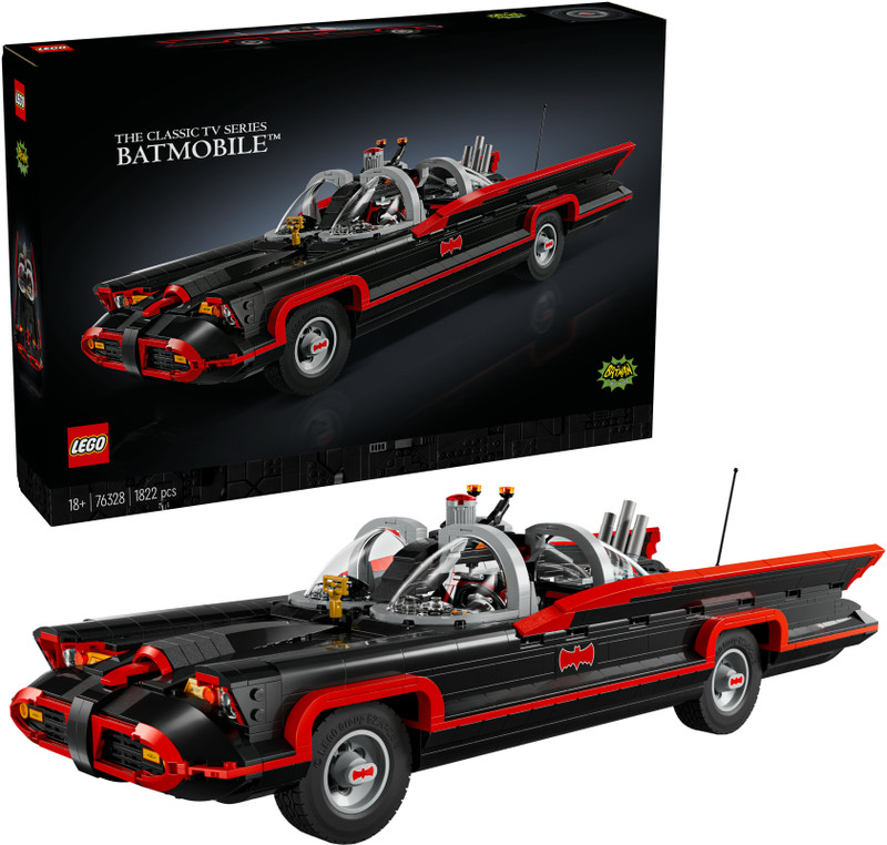 LEGO DC Batman: The Classic TV Series Batmobile Set 76328 (1822 Pieces)(Multicolor)