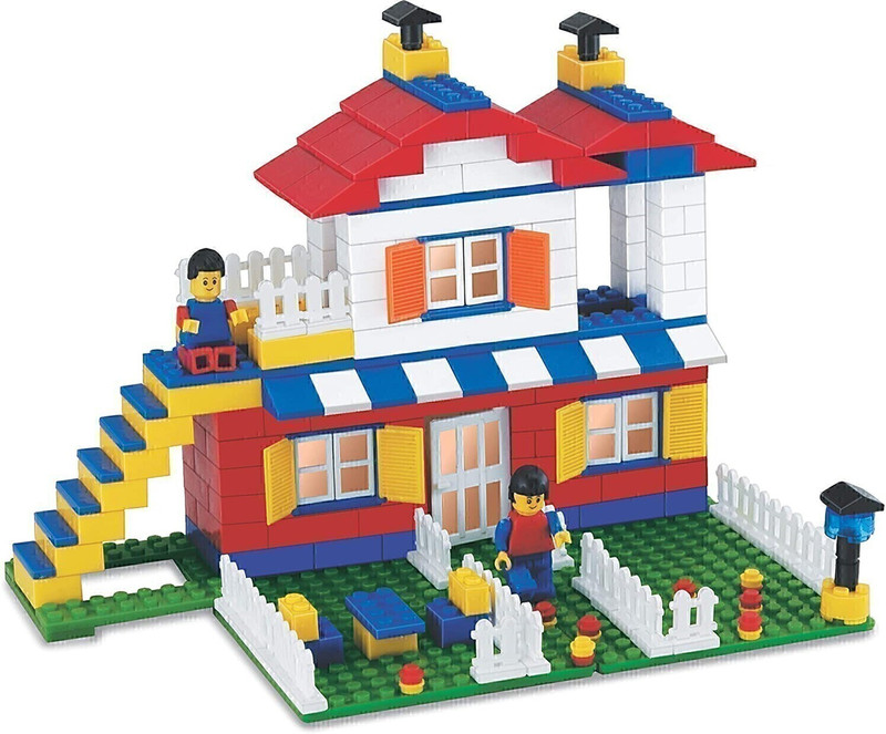 N2J2 SHOP Super Architect Building Construction Blocks for Kid Set for Children's to Create Their own Home by own Creativity Little Engineer(Multicolor)