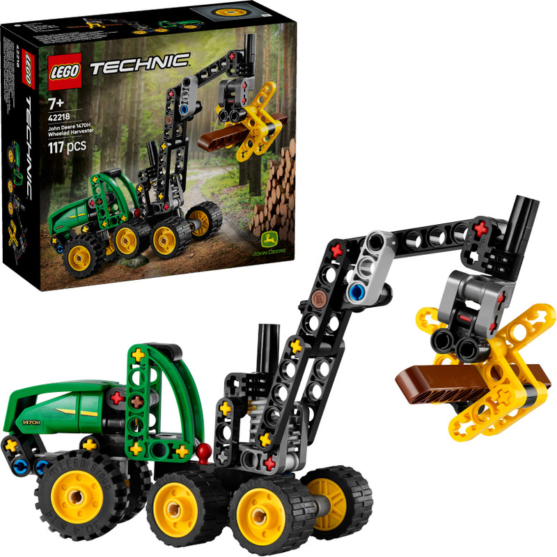 LEGO Technic John Deere 1470H Wheeled Harvester 42218(Multicolor)