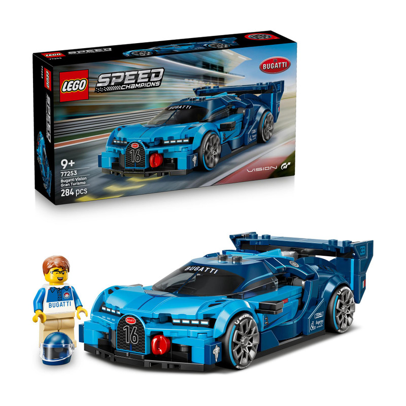 LEGO Speed Champions Bugatti Vision Gran Turismo Hyper Sports Car 77253(Multicolor)